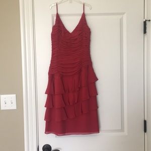 Red Talbots dress